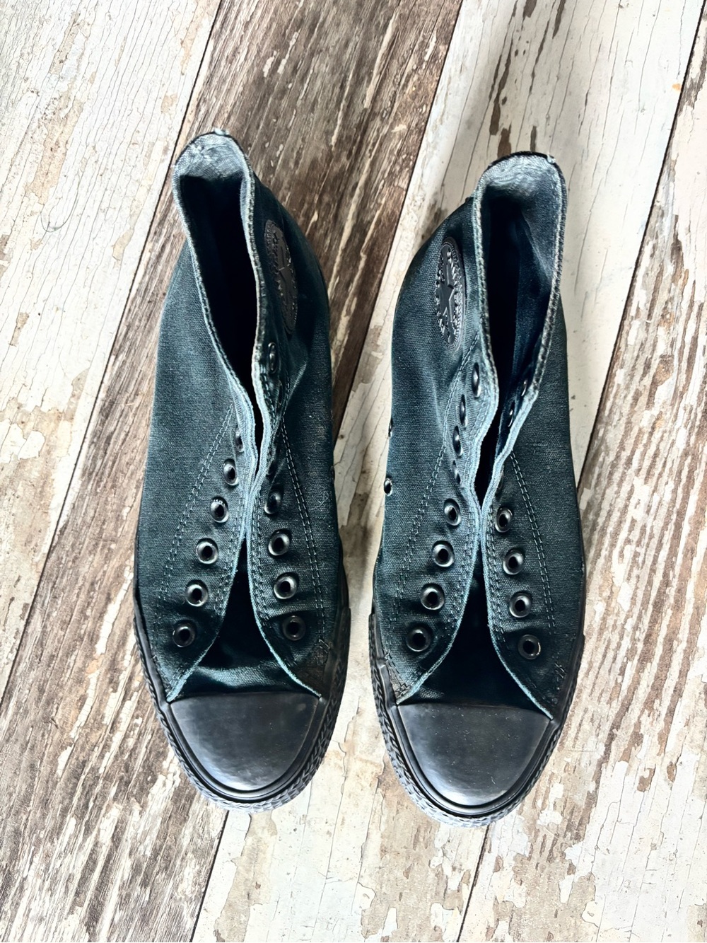 Converse Black Monochrome High Tops